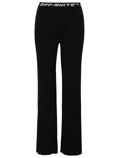 Off-white Woman Black Polyester Pants