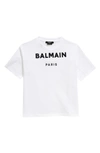 Balmain Logo-print Cotton T-shirt In White