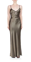 Bec & Bridge Cedar City Maxi Dress In Dark Willow/black