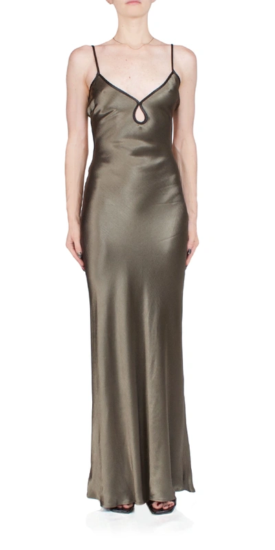 Bec & Bridge Cedar City Maxi Dress In Dark Willow/black In Multi