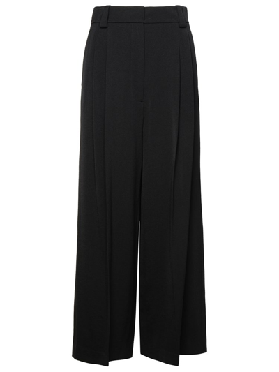 Khaite Wide Leg High In Black