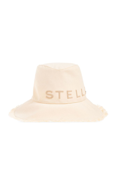 Stella Mccartney Logo贴花遮阳帽 In White