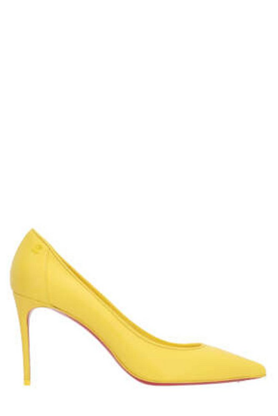 Christian Louboutin Sporty Kate Pointed Toe Pumps In Yellow