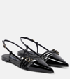 DOLCE & GABBANA PATENT LEATHER SLINGBACK BALLET FLATS