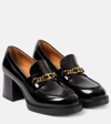 TOD'S LEATHER LOAFER PUMPS