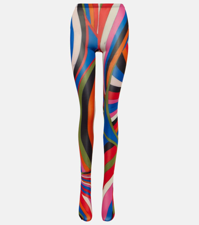 Pucci Iride连裤袜 In Multicoloured