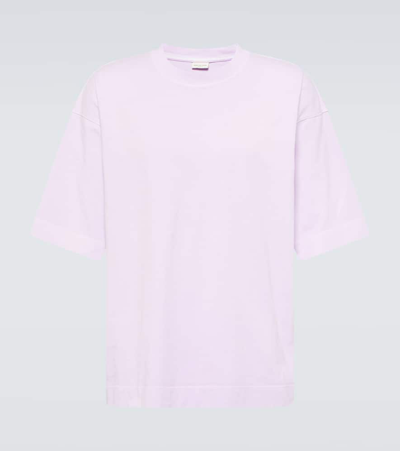 Dries Van Noten Cotton Jersey T-shirt In Purple