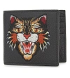 GUCCI Rev d'Orient tiger Embroidered leather billfold wallet