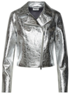P.a.r.o.s.h 'metallic' Silver Lambskin Jacket In Silver