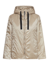 Max Mara The Cube Green Padded Nylon Jacket In Nude & Neutrals