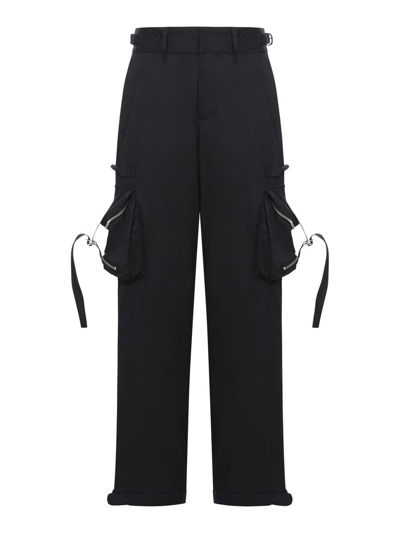 Off-white Cargo Trousers In 1000 Black No Colour