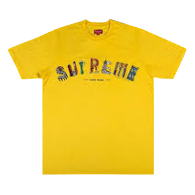 Pre-owned Supreme City Arc Tee 'yellow'