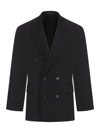 Balenciaga Clinched Jacket Barathea In Black