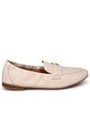 TORY BURCH TORY BURCH BALLET LOAFERS IN CREAM LEATHER