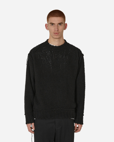 Sacai Knit Pullover In Black