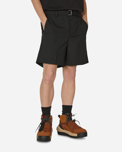 Sacai Suiting Shorts In Black