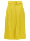Jil Sander 66 Skirts Yellow In Green