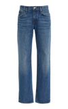 AGOLDE AMBER LOW-RISE STRAIGHT-LEG JEANS