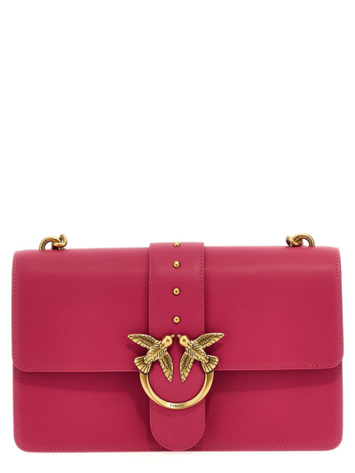 Pinko 'classic Love Bag Icon' Crossbody Bag In Fuchsia