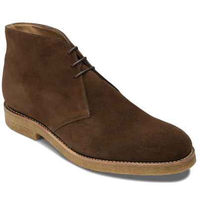 Pre-owned Loake Mens Rivington Chukka Boots Tan Suede Mens Shoes Footwear In Brown Suede