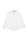 DIESEL DIESEL KIDS CPING LOGO EMBROIDERED BUTTONED SHIRT