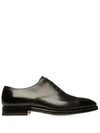 Bally Scolder Leather Oxford Shoes In Black