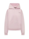 Coperni Logo-print Hoodie In Pink
