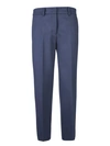 Blanca Vita Tailored Straight Trousers With Luxurious Fabric Blend And Elegant Finish In Blue