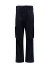 DOLCE & GABBANA COTTON CARGO TROUSER WITH METAL LOGO PATCH
