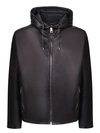 DELL'OGLIO HOODED LEATHER JACKET