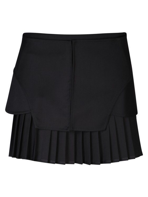 ANDREĀDAMO rhinestone-embellished mini skirt - Gold