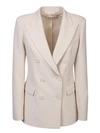 Blanca Vita Stretch Fabric Jacket In Neutrals