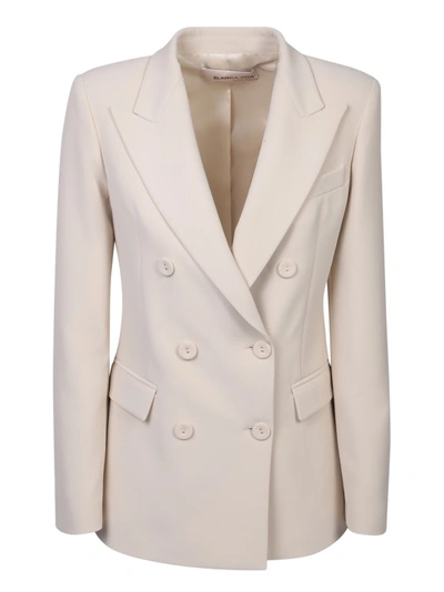 Blanca Vita Stretch Fabric Jacket In Neutrals