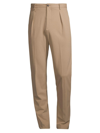 SAKS FIFTH AVENUE MEN'S COLLECTION PLEATED KNIT TROUSERS