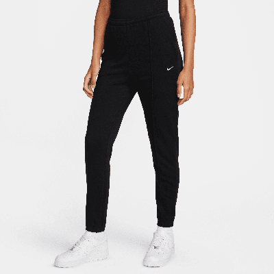 Nike Women's  Sportswear Chill Terry Slim High-waisted French Terry Sweatpants In Black