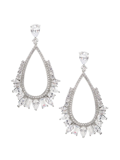 Shashi Women's Zara Sterling Silver & Cubic Zirconia Drop Earrings