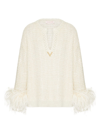 VALENTINO WOMEN'S SWEATER IN LUREX MOHAIR AND SEQUIN THREAD