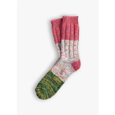 Thunders Love Socks Charlie Collection Green & Pink Socks