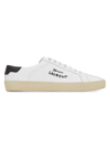 SAINT LAURENT WOMEN'S COURT CLASSIC SL-06 EMBROIDERED SNEAKERS