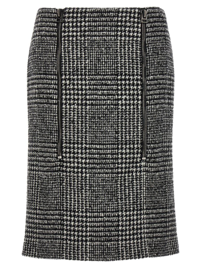 TOM FORD TOM FORD PRINCE OF WALES SKIRT