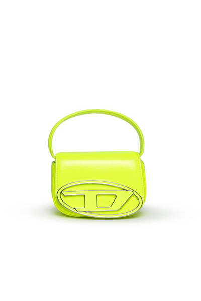 Diesel Kids' 1dr Logo-plaque Shoulder Bag In Yellow