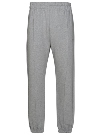 Gcds Logo Jogger Pants In Grey