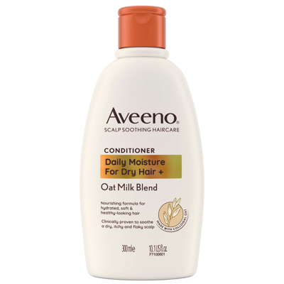 Aveeno Haircare Daily Moisture+ Oat Milk Blend Conditioner 300ml In White