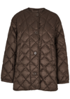 MAX MARA THE CUBE QUILTED SHELL JACKET