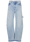 Stella Mccartney Basic Wide-leg Mid-rise Jeans In Denim