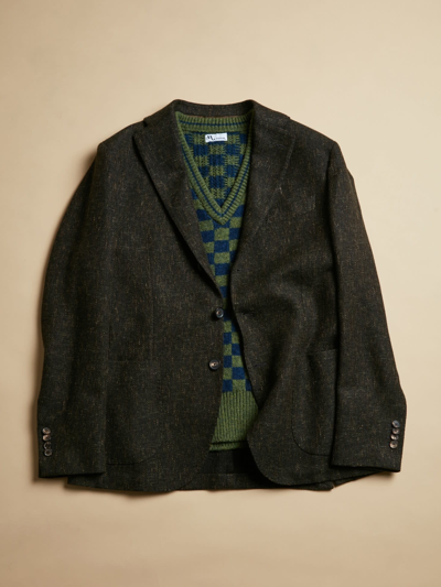 Doppiaa Aanzio Green Blazer With Pockets