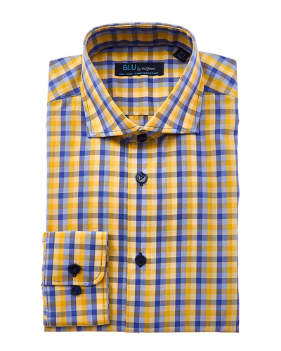 Blu Modern Fit Dress Shirt In Yellow