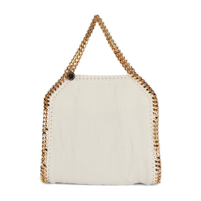 Stella Mccartney White Canvas Crossbody Bag