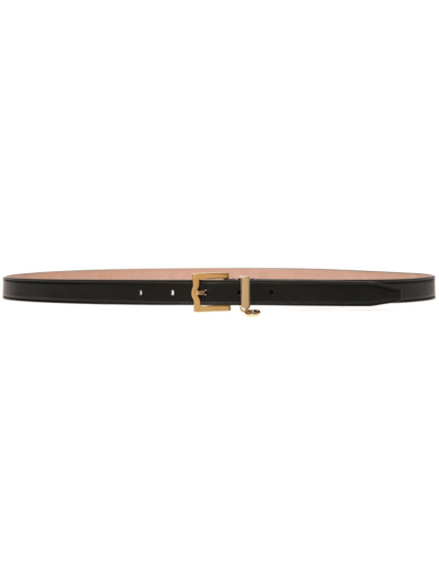 Bally Baroque Leather Belt In Black