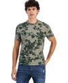 INC INTERNATIONAL CONCEPTS MEN'S WATERCOLOR FLORAL T-SHIRT, CREATED FOR MACY'S